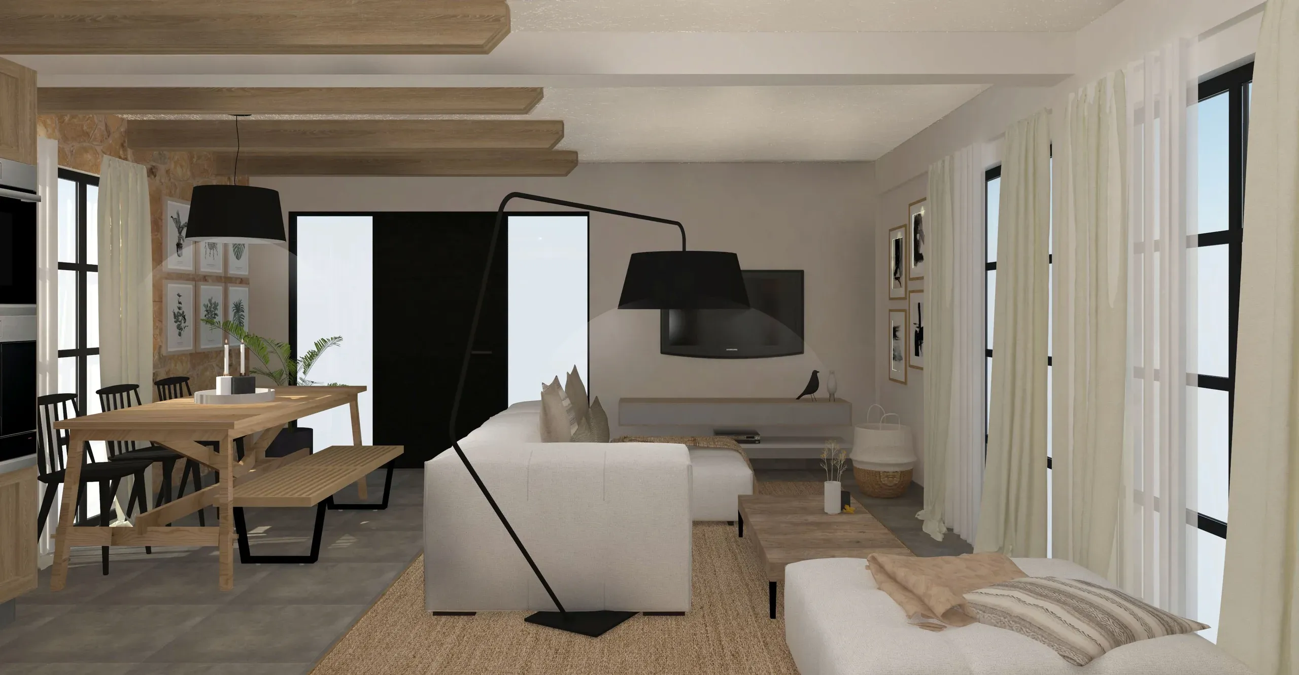 Glyfada Villa, εσωτερικός χώρος