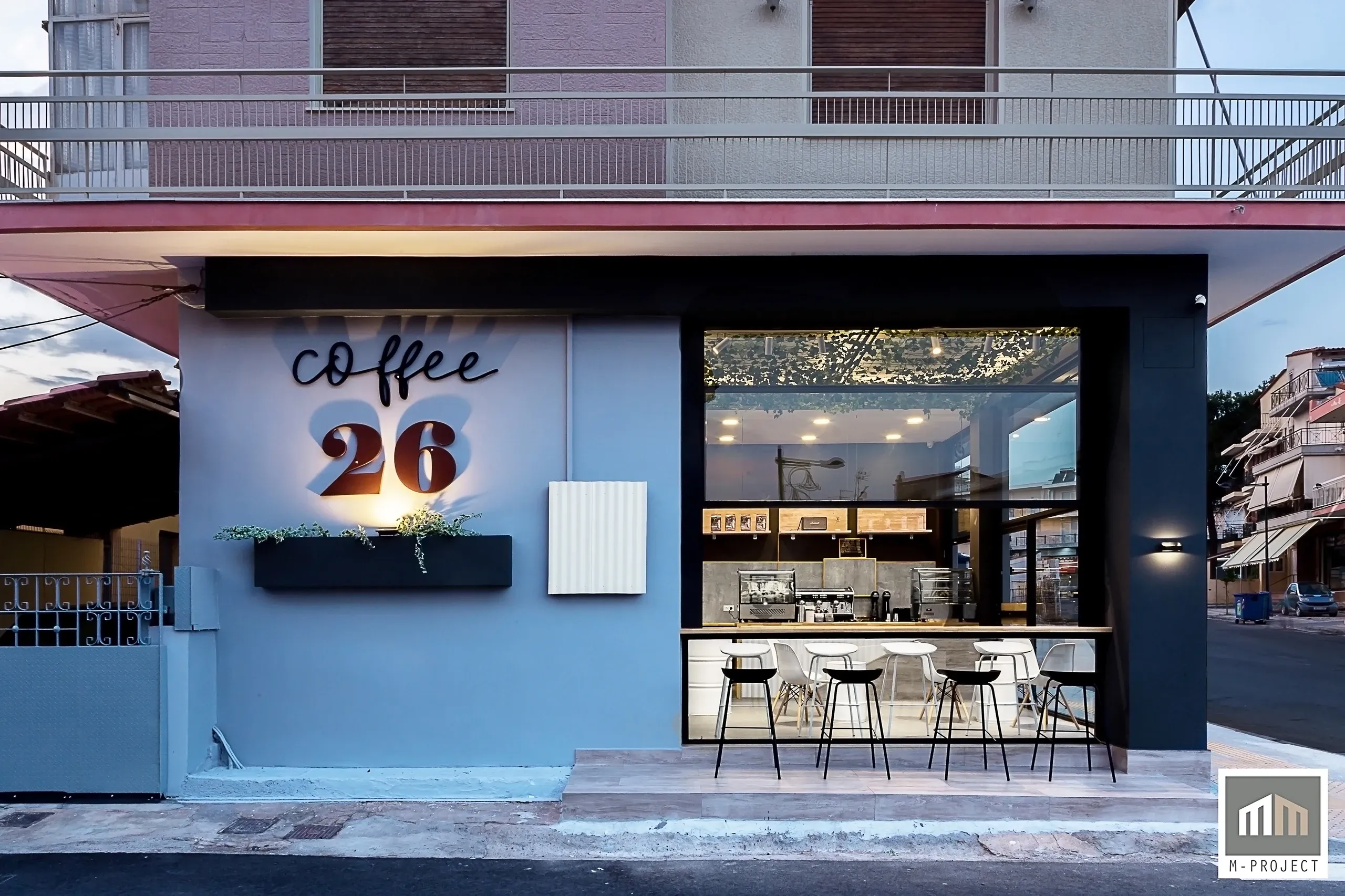 Coffee 26, εσωτερικός χώρος